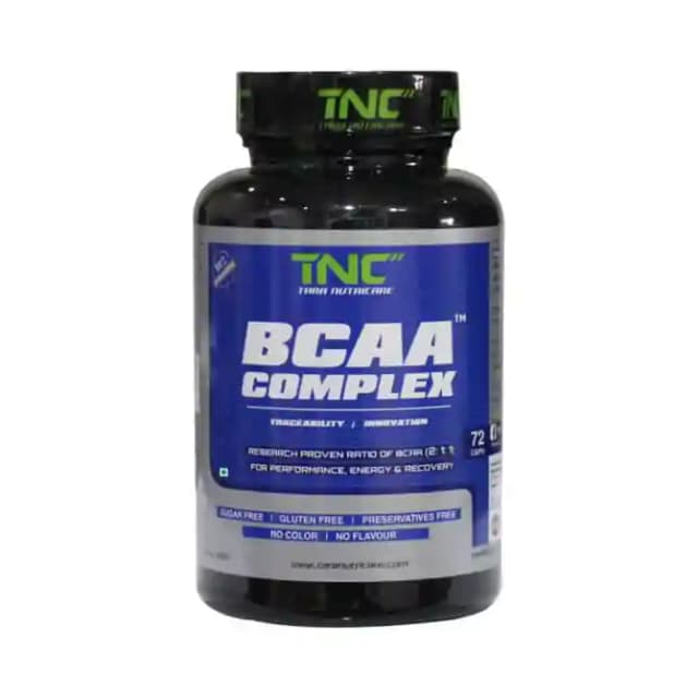 Tara Nutricare BCAA Complex (1 Bottle of 72 capsules)