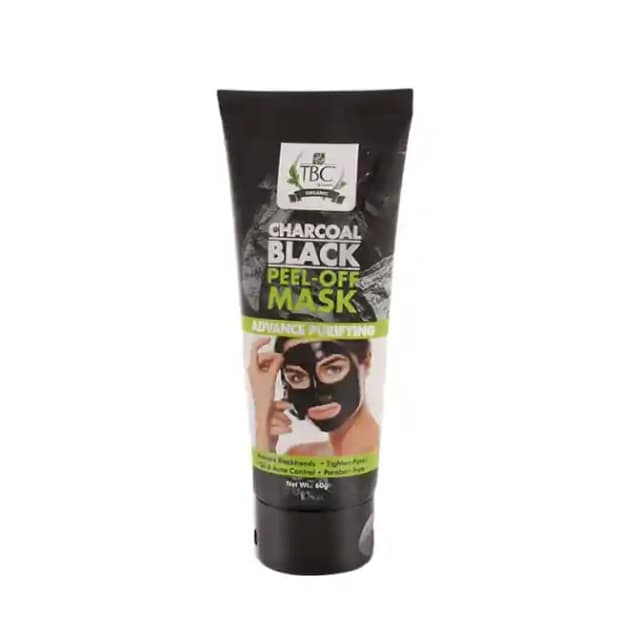 TBC Charcoal Black Peel Off Mask (1 Tube Of 60 gm Face Mask)