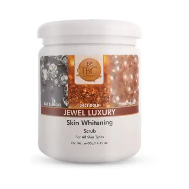 TBC Scrub Jewel Luxury Skin Whitening (1 Jar Of 400 gm Scrub)