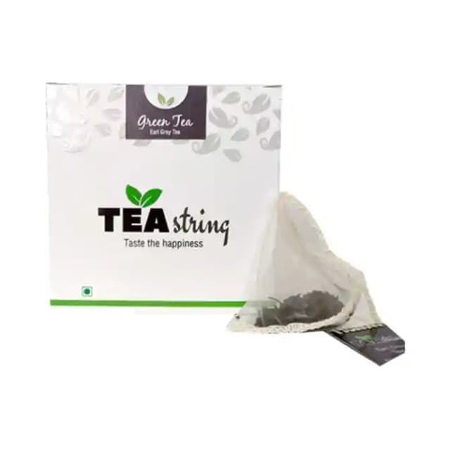 Tea String Earl Grey Green Tea Bag (1 Box Of 16 tea bags)