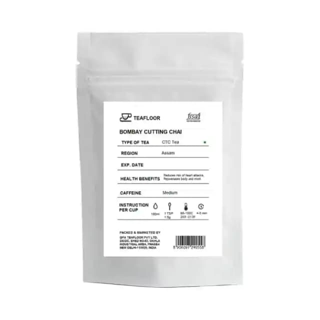 Teafloor Chai Bombay Cutting (1 Packet Of 100 gm Tea)