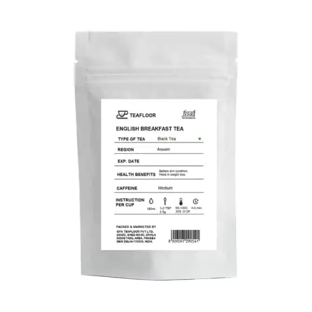 Teafloor Tea English Breakfast (1 Packet Of 100 gm Tea)