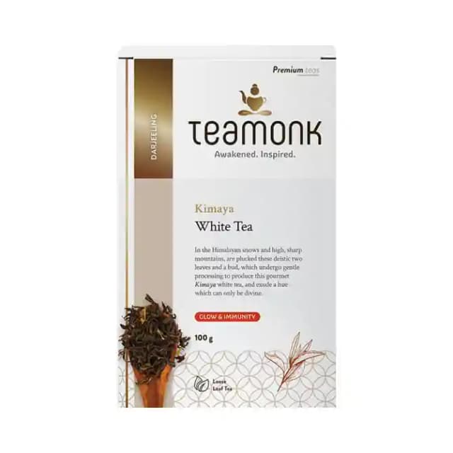 Teamonk Darjeeling Kimaya White Tea (1 Box Of 100 gm Leaves)
