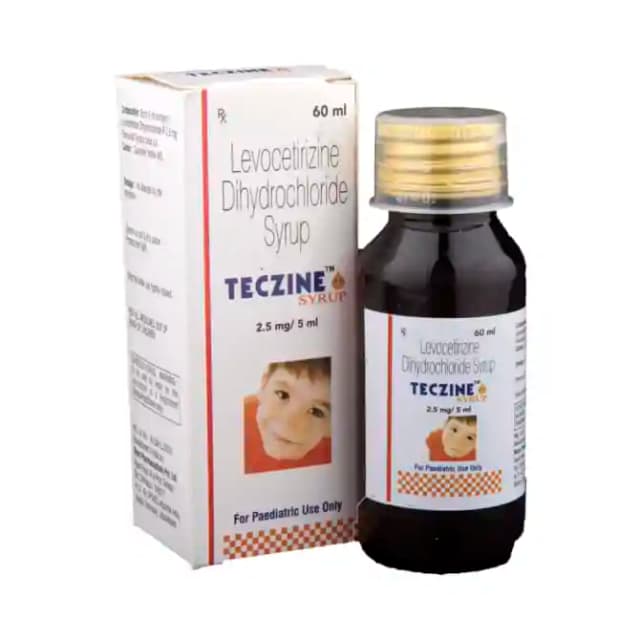 Teczine Syrup (60 ml in 1 bottle)