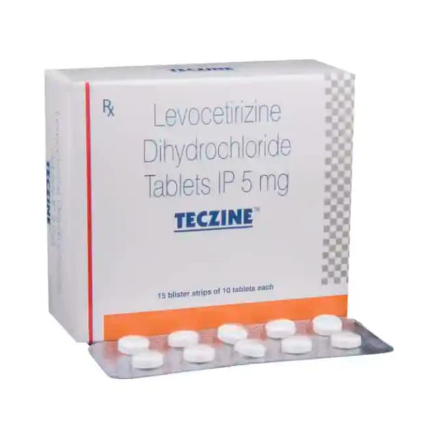 Teczine 5Mg (10 tablets in 1 strip)