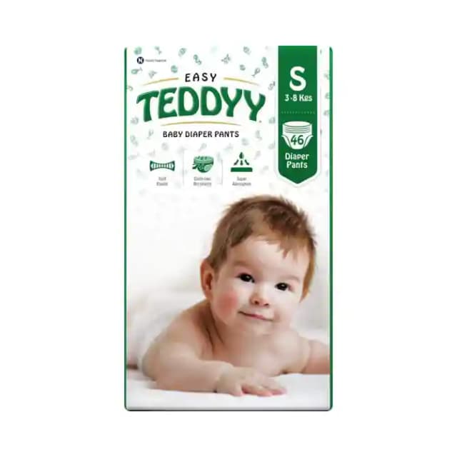 Teddy Easy Baby Diaper Pants Small (1 Packet Of 46 pieces)