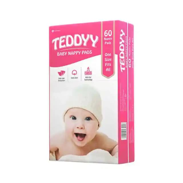 Teddy Nappy Pads (1 Packet Of 60 pads)