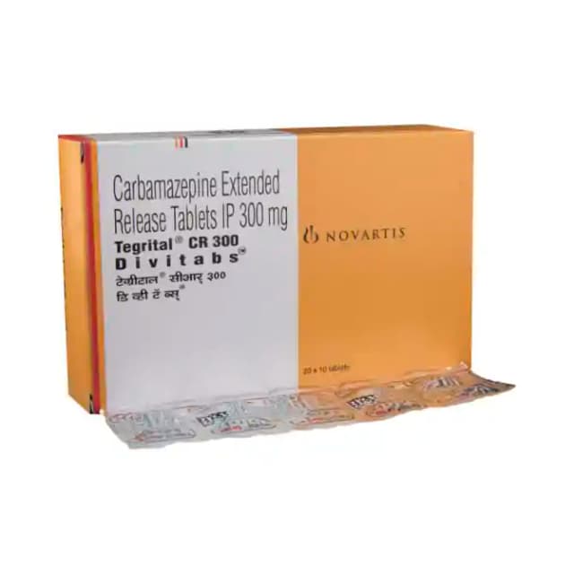 Tegrital CR 300 Divitabs (10 tablets er in 1 strip)