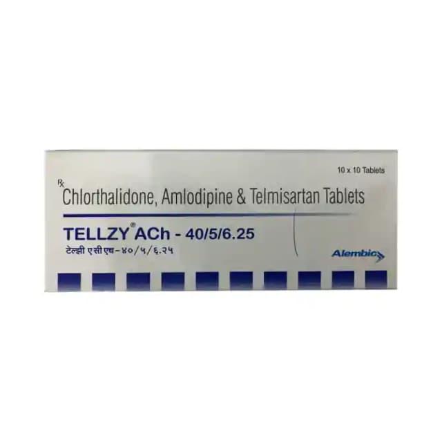 Tellzy Ach 40/5/6.25 (10 tablets in 1 strip)