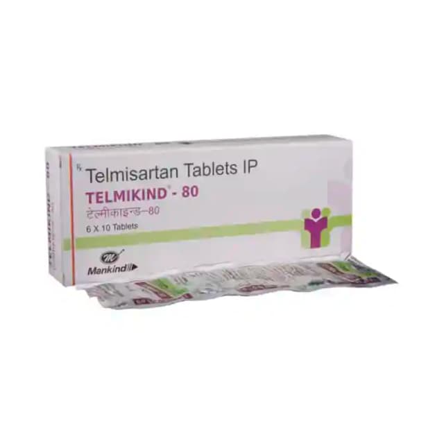 Telmikind 80 (10 tablets in 1 strip)