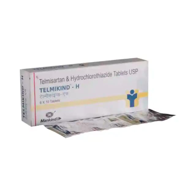 Telmikind H (10 tablets in 1 strip)