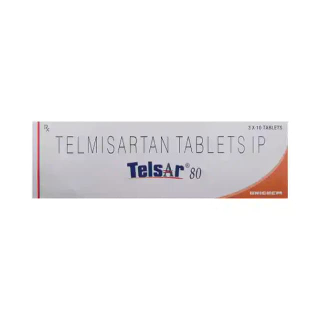 Telsar 80 (10 tablets in 1 strip)