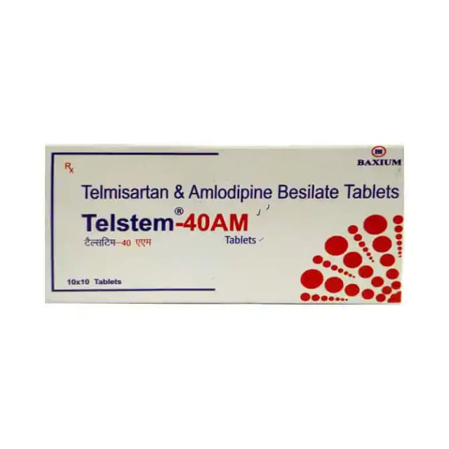 Telstem 40 AM (10 tablets in 1 strip)