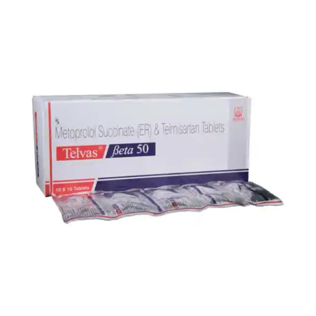 Telvas Beta 50 ER (10 tablets er in 1 strip)