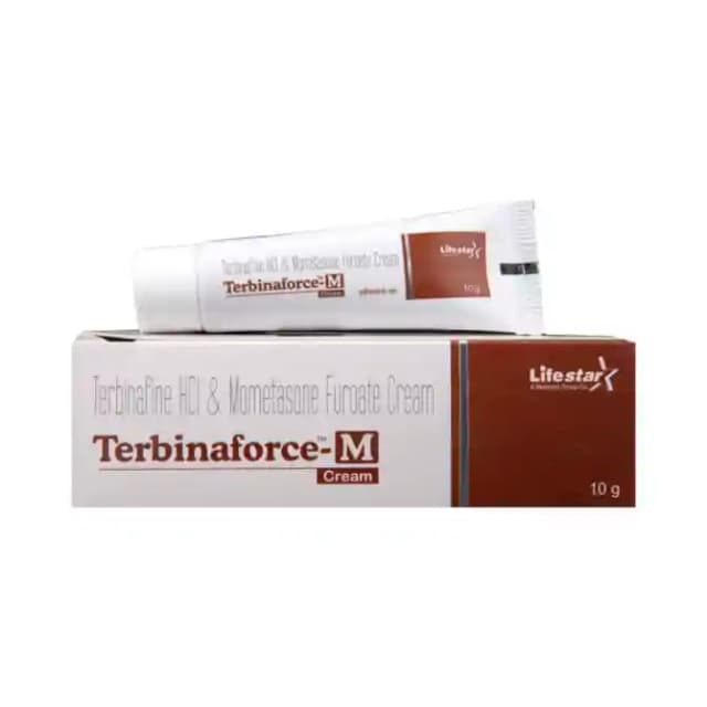 Terbinaforce M Cream (10 gm in 1 tube)