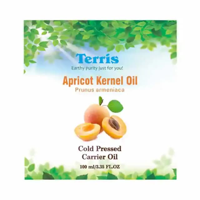 Terris Apricot Kernel Oil (1 Bottle of 100 ml Oil)