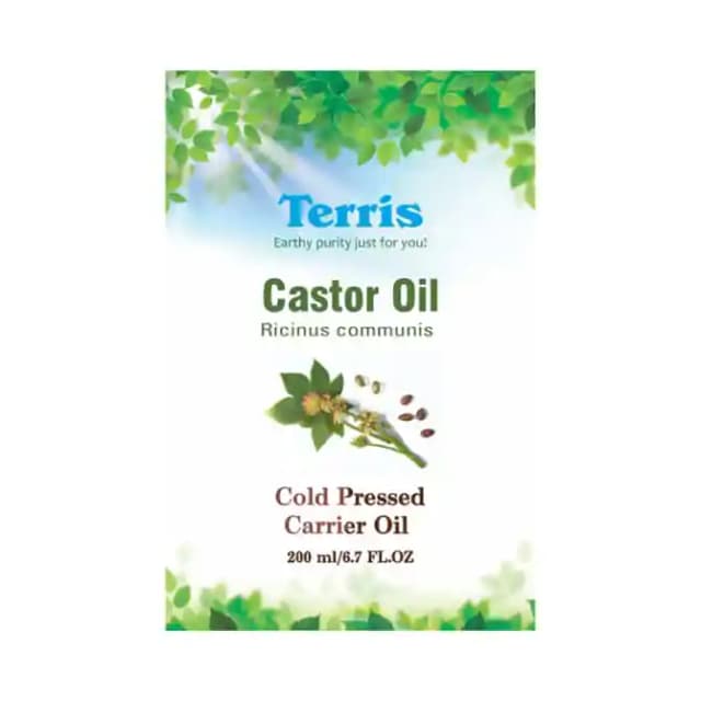 Terris Castor Oil (1 Bottle of 200 ml Oil)