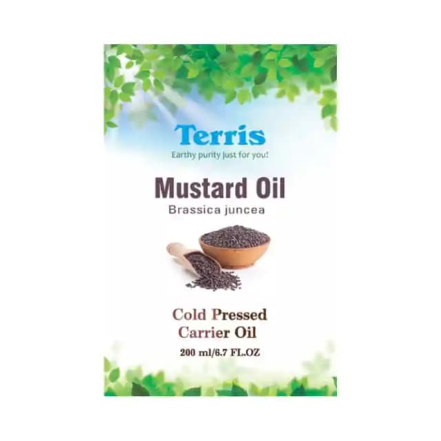 Terris Mustard Oil (1 Bottle of 200 ml Oil)