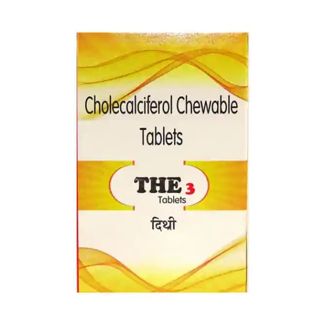 The 3 Chewable (1 Strip Of 4 Chewable Tablets)