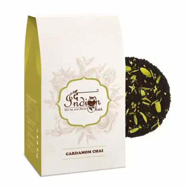 The Indian Chai Cardamom Chai (1 Packet Of 100 gm Tea)