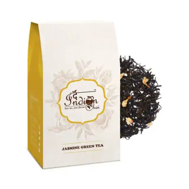 The Indian Chai Jasmine Green Tea (1 Packet Of 100 gm Tea)