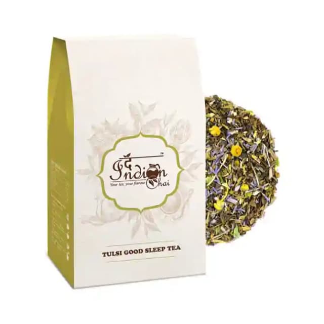 The Indian Chai Tulsi Good Sleep Tea (1 Packet Of 100 gm Tea)