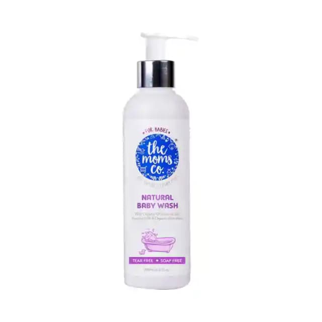 The Moms Co. Natural Baby Wash (1 Pump Bottle of 200 ml Body Wash)