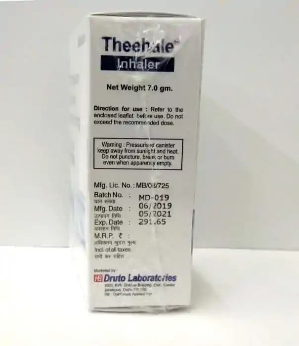 Theehale Inhaler (120 MDI in 1 packet)