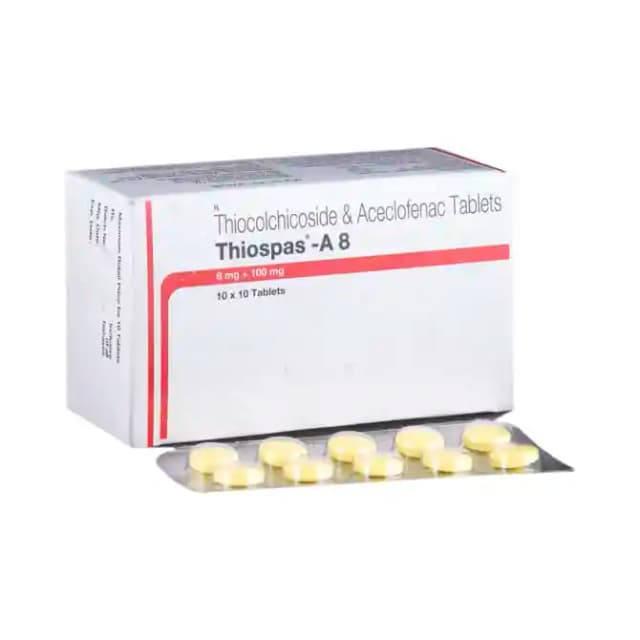 Thiospas A 8 (10 tablets in 1 strip)