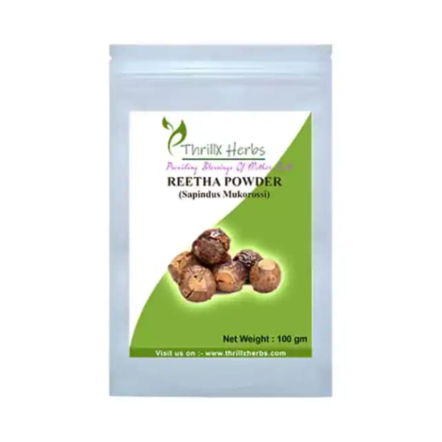 Thrillx Herbs Reetha Powder (1 Packet Of 100 gm Powder)