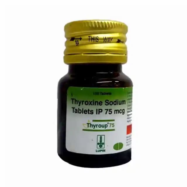 Thyroup 75 (120 tablets in 1 bottle)