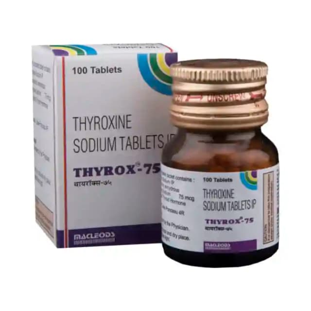 Thyrox 75 (100 tablets in 1 bottle)