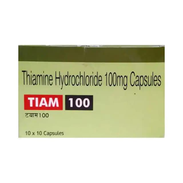 Tiam 100mg (1 Strip Of 10 capsules)