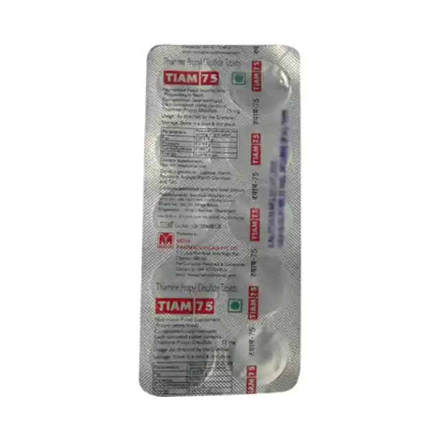 Tiam 75mg (1 Strip Of 10 tablets)