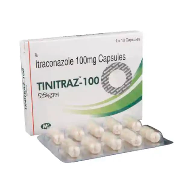 Tinitraz 100 (10 capsules in 1 strip)