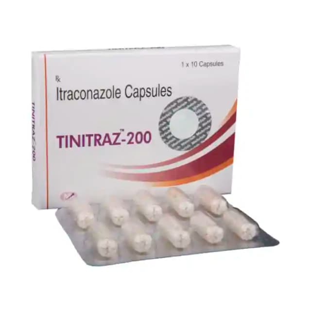 Tinitraz 200 (10 capsules in 1 strip)