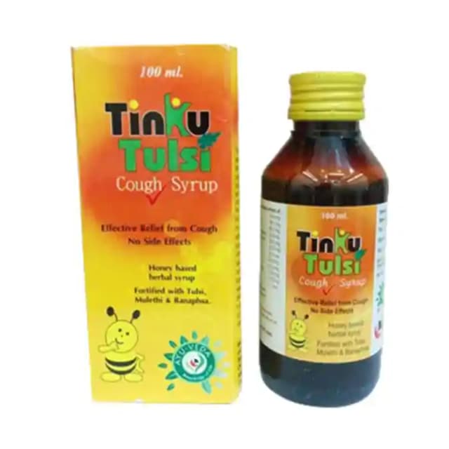 Tinku Tulsi Syrup (1 Bottle of 100 ml Syrup)