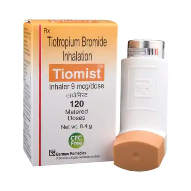 Tiomist CFC Free 9mcg Inhaler (120 MDI in 1 packet)