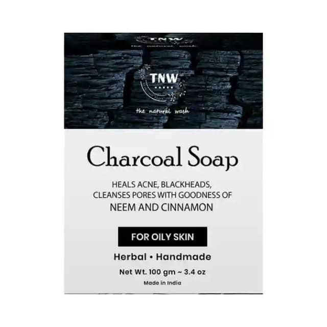 TNW Herbal Handmade Soap Charcoal (1 Box Of 100 gm Soap)