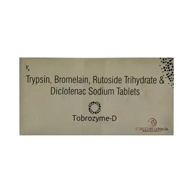 Tobrozyme D (10 tablets in 1 strip)