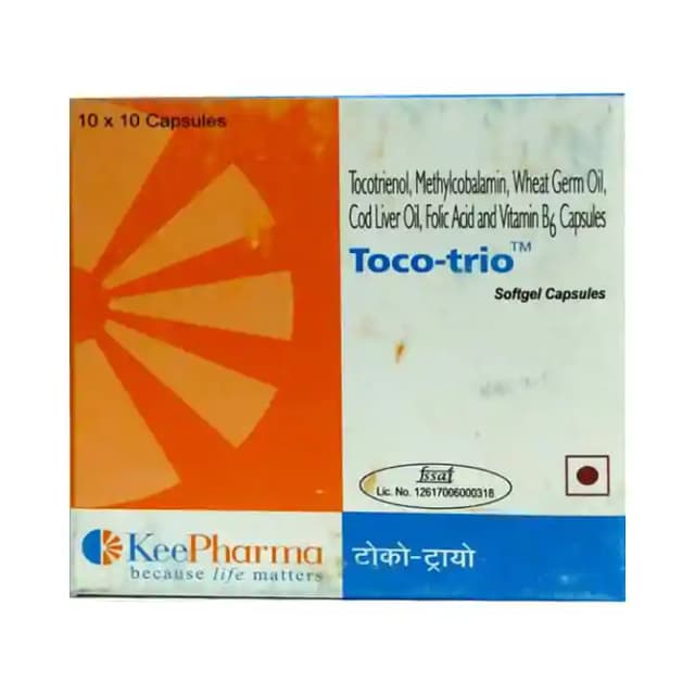 Tocotrio (1 Strip Of 10 capsules)