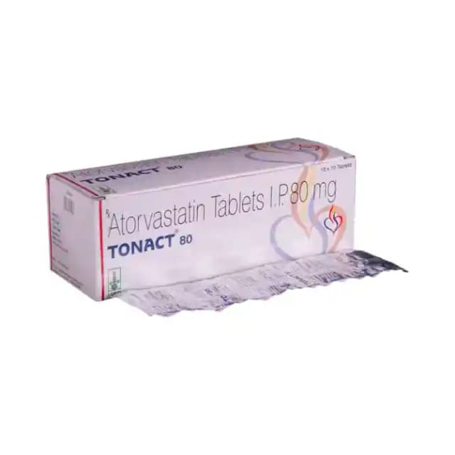 Tonact 80 (10 tablets in 1 strip)