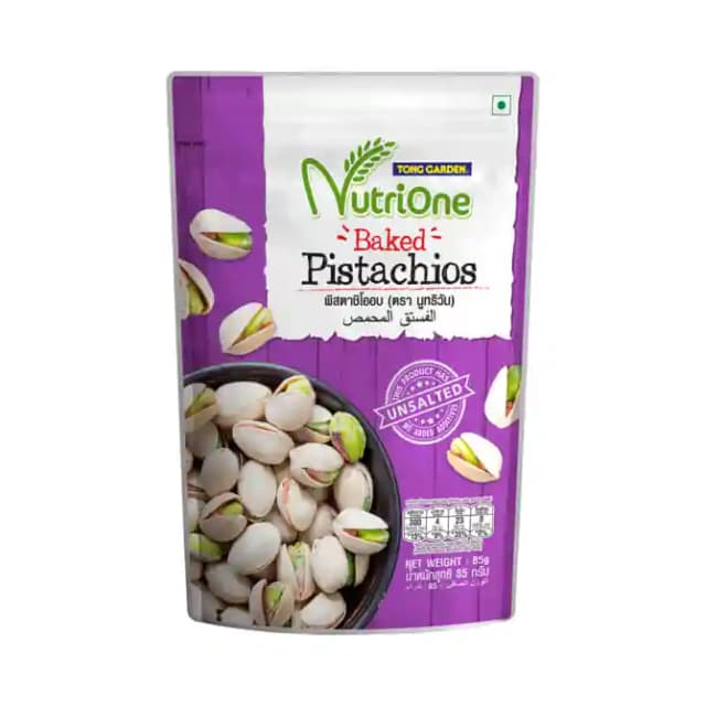 Tong Garden Nutrione Baked Pistachios (1 Packet Of 85 gm Dry Fruits)