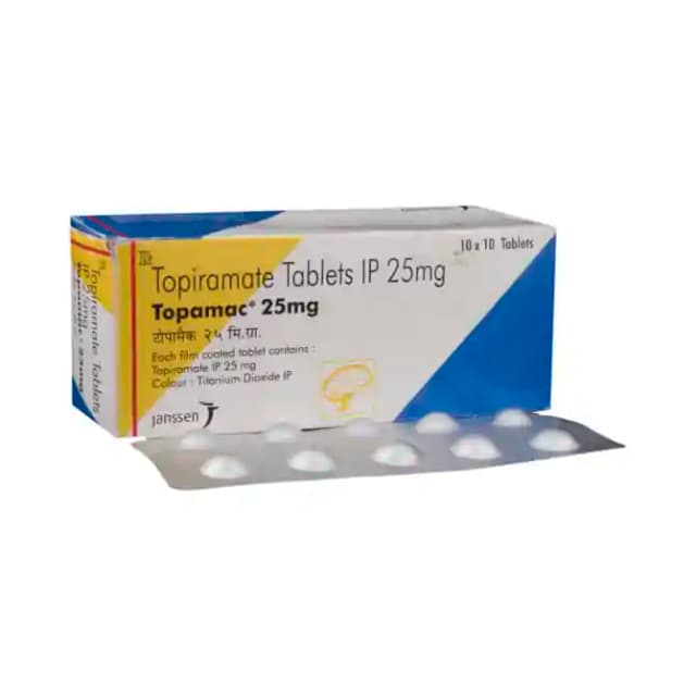 Topamac 25mg (10 tablets in 1 strip)