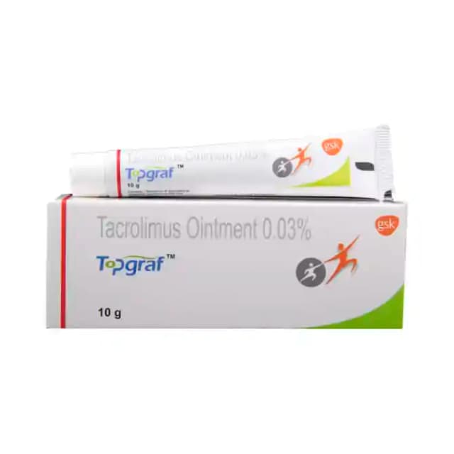 Topgraf 0.03% Ointment (10 gm in 1 tube)