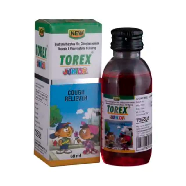 Torex Junior Syrup (60 ml in 1 bottle)
