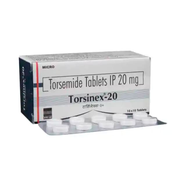 Torsinex 20 (10 tablets in 1 strip)
