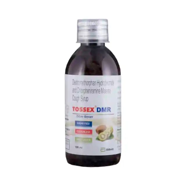 Tossex DMR Syrup Kiwi Sugar Free (100 ml in 1 bottle)