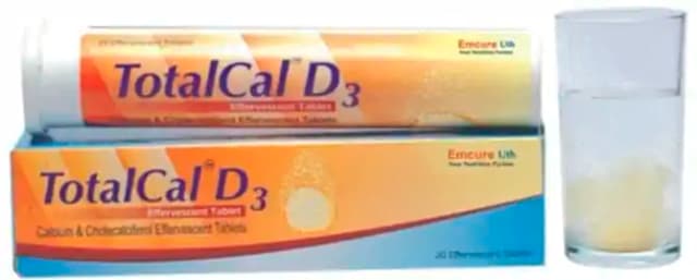 Totalcal D3 Effervescent (1 Strip Of 20 tablets)