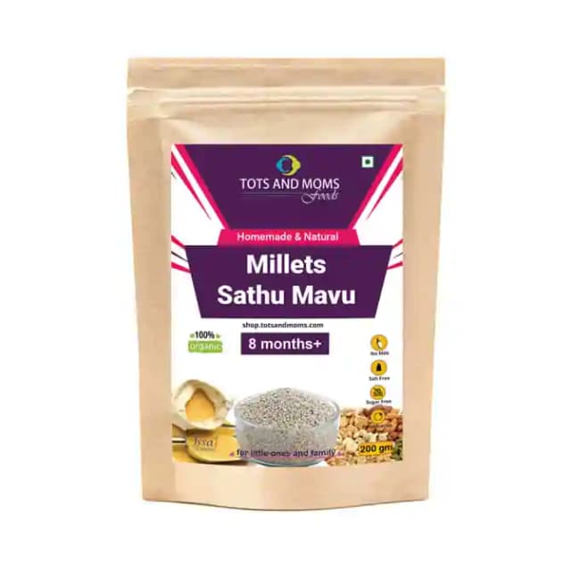 Tots and Moms Millets Sathu Mavu (1 Packet Of 200 gm Powder)